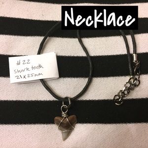 Shark Tooth Necklace Hawaiian Surfer Style